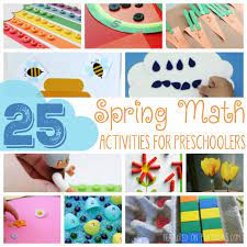 It'll be fun for the whole family with easter eggs, flowers. 25 Spring Math Activities For Preschoolers