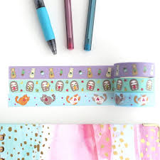 A little hello washi tape tutorial: Decoration Tape Set Of 3 Washi Tapes Alpacas Stationery Set Animal Washi Tape Planner Card Making Cats And Sloths Scrapbook Supplies Gift Wrapping Paper Party Supplies Keyforrest Lt