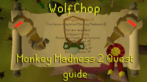 That's enough experience to get you to level 51 starting from level 1! Monkey Madness Osrs Quest Reward Antrenew