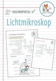 Mikroskop Kreuzwortratsel Unterrichtsmaterial In Den Fachern Biologie Fachubergreifendes In 2020 Lernen Unterrichtsmaterial Mikroskop
