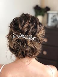 The perfect hairstyle for you on your wedding day is a hairstyle that you like and one that will look natural on you. Short Curly Hair Wedding Styles Off 71 Buy