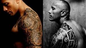 Dwayne Johnson One Of My Fave Tribal Tattoos Doesnt Hurt That He Has Amazing Arms Shoulders M Full Sleeve Tattoo Design Best Sleeve Tattoos Sleeve Tattoos
