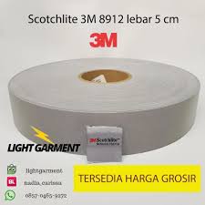 3m original 8906 isi 100 meter lebar 5 cm isi 100 meter. Jual Pita 3m 8912 Scotchlite Scotchlight Skotlet Reflector Reflektor Per Jakarta Pusat Light Garment Tokopedia