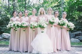 A Blush Pink Wedding Theme Elegantwedding Ca Blush Bridesmaid Dresses Light Pink Bridesmaid Dresses Bridesmaid Dresses