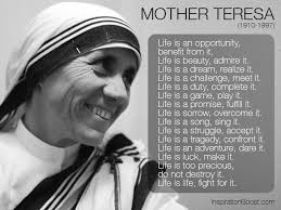 Holy Monday: Inspirational quotes from Mother Teresa