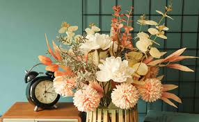 Maybe you would like to learn more about one of these? Amazon Com Artificial Fake Flowers Plants Silk Rose Flower Arrangements Wedding Bouquets Decorations Plastic Floral Table Centerpieces Home Kitchen Garden Party Decor Pink Champagne Home Kitchen