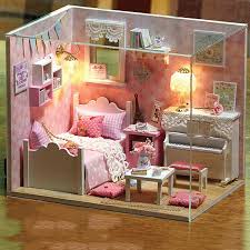 Diy bookcase dollhouse ikea hack ~ using an ikea billy bookcase, the diy village transformed it with paint and scrapbook paper for wallpaper to make an adorable dollhouse. Miniature Diy Dollhouse Kit Apollobox