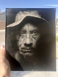 Getting closer with my Thornward petzval. Self portrait ambrotype. :  r/largeformat