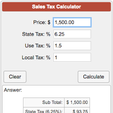 Free online income tax calculator to estimate u.s federal tax refund or owed amount for both salary earners and independent contractors. State And Local Sales Tax Calculator