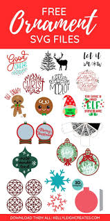 Download Christmas Svg File For Round Ornaments Kelly Leigh Creates