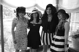 Black And White Theme Party Clothes Pin By Mel On Flirty Thirty Tea Party Hats Black And White Theme Tea Party Birthday