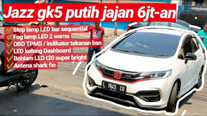 Decal pcx 160 sticker full body variasi motor motif ferrari gloss: Jazz Gk5 2019 Putih Jajan 6 Jutaan Ferrari Variasi Surabaya Youtube