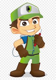 Download this cartoon plumber, cartoon clipart, plumber clipart, carrying tools png clipart image with transparent background or psd file for. Insecticide Pest Control Exterminator Clip Art Pest Control Technician Cartoon Free Transparent Png Clipart Images Download