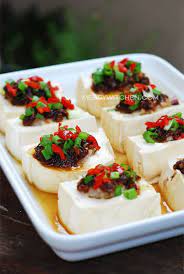 Steamed Soft Beancurd In Country Style Bean Curd Food Recipes