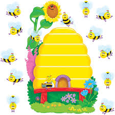 Trend Enterprises Inc Trend Busy Bees Job Chart Bulletin Board Set 36 Bee Beehive Shape Multicolor 1 Set