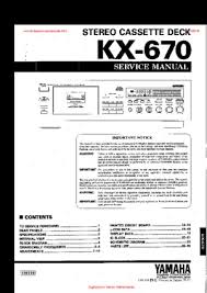 I can find the rs 100 dx manual and wondering if i can find my way around with that. Yamaha Kx 670 Service Manual Pdf Free Download