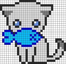 46 Ideas Cats Diy Crafts Perler Beads In 2020 Easy Pixel Art Pixel Art Pattern Pixel Art