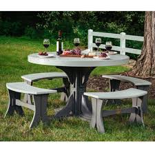 Maybe you would like to learn more about one of these? Luxcraft Classic Round Poly Patio Dining Set With Benches Lc Classic Set10