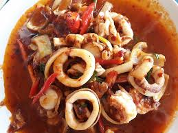Cara membuat cumi saus tiram saori pedas enak banget. Cumi Saus Tiram Pedas