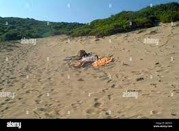 nackte Frau liegt am Sandstrand, Spanien, Balearen, Mallorca  Stockfotografie - Alamy