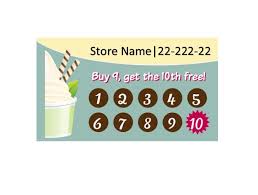 Punch cards are little pieces of paper or cardboard which business owners use to monitor. 30 Printable Punch Reward Card Templates 101 Free