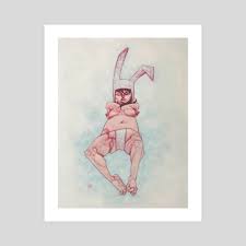 Smut Bunny, an art print by JP Elliott - INPRNT