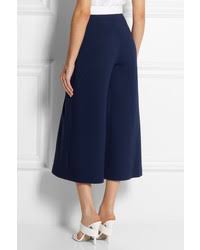 Une poche en biais de chaque côté. Jupe Culotte Bleu Marine Roksanda Ilincic 1 173 Net A Porter Com Lookastic France