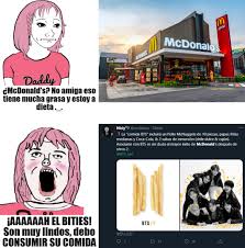 Mcdonalds donald meme funny naruto memes anime reccomendations albedo my collection matching icons mini drawings face drawings. Top Memes De Mcdonald En Espanol Memedroid