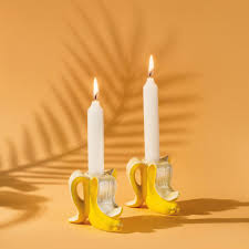These custom candle holders custom printed with your unique designs help to amplify the theatrics. Donkey Candle Holder Banana Romance Cookfunky