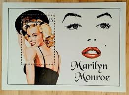 Marilyn Monroe Miniature Sheet Famous People Postal Stamps Marilyn Monroe  Postal Stamps For Sale
