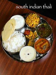 South Indian Thali Recipe Veg South Indian Lunch Menu Ideas South Indian Thali Vegetarian Recipes Lunch Indian Food Recipes Vegetarian