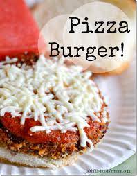 Pizza Burgers With Frozen Hamburger Patties Recipe Pizza Burgers Hamburger Recipes Patty Homemade Hamburgers