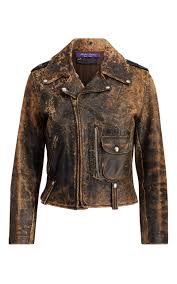 Dwight Leather Jacket By Ralph Lauren For Preorder On Moda Operandi Distressed Leather Jacket Custom Leather Jackets Leather Jacket