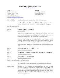 Attorney Resumes | Resume For Study