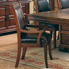 Leather dining chairs are versatile and can update an existing dining set, accompany a new dining table or to match your leather suite. Leather Dining Room Chairs With Arms Ideas On Foter