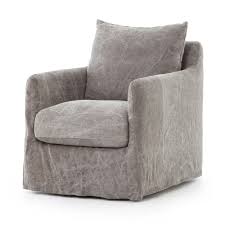 Brayden Studio Doutzen Swivel Armchair Wayfair Swivel Chair Slipcovers Armchair