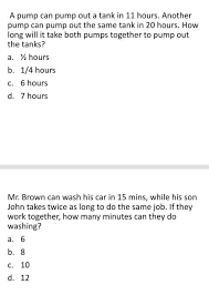 How long is 0.7 hours? Solved A Pump Can Pump Out A Tank In 11 Hours Another Pu Chegg Com