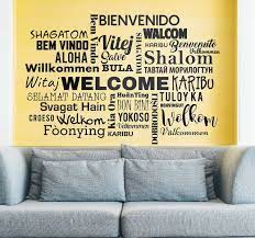 Wayfair offers an impressive selection of home goods, and you can find almost anything you want within your budget. Multilingual Languages Living Room Wall Decor Tenstickers