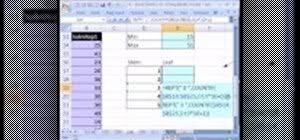 how to create a stem leaf chart with excels rept