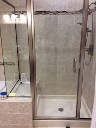 Large Shower Stall With Seat Large Shower Shower Stall Small Bathroom