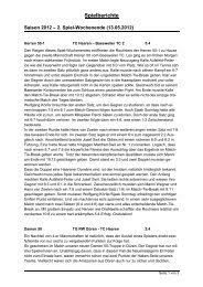 Internet, mobiel, tv, entertainment en meer. Spielberichte