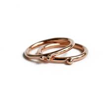 Price breaks (1) ring occasion. Orb Stacking Ring 9ct Rose Gold By Katerina Damilos Jedeco Jewellery Designers Collective