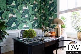 Jul 19, 2021 · this marks the first time martinique has been installed at the beverly hills hotel since the 1940s, when this famed wallpaper was enlisted to decorate the hotel's fountain coffee room and hallways. Beverly Hills Martinique Banana Leaf Wallpaper Maritim Los Angeles Von Designer Wallcoverings Houzz