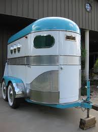 This is a newly restored horse trailer! Pin By Julie B On Horse Trailer Horse Trailer Horses Horseback Riding Lessons