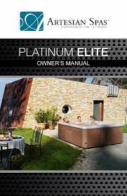 Jan 13, 2017 · artesian spas sells spa products in more than 65 countries, and they are based out of las vegas. Artesian Spas Platinum Elite Class Owner S Manual Pdf Download Manualslib