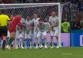 View From Behind Ronaldo Has He Scored His Hat Trick Goal Best Funny Pictures Ronaldo Goals