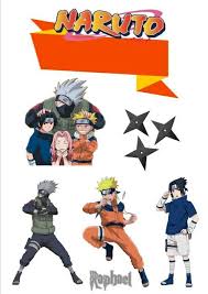 Topper Naruto Classico Bolo Naruto Festa Infantil Naruto Festa Naruto