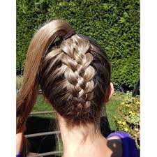 Upside Down 5 Strand Trends Style Hair Styles Hair Braid Into Ponytail