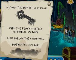 To find the key to this door. Puffle Rescue Game Tips Included Bubblegum423 S Club Penguin Guides