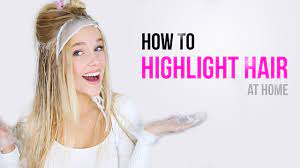 Highlighting caps have small holes through which you pull strands of hair to be highlighted. How To Highlight Your Hair At Home I My Easy Way To Blonde Hair Youtube